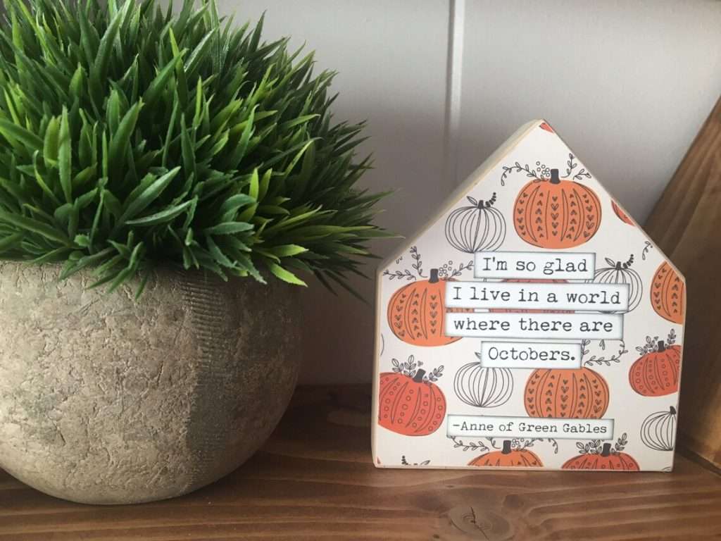 anne of green gables october